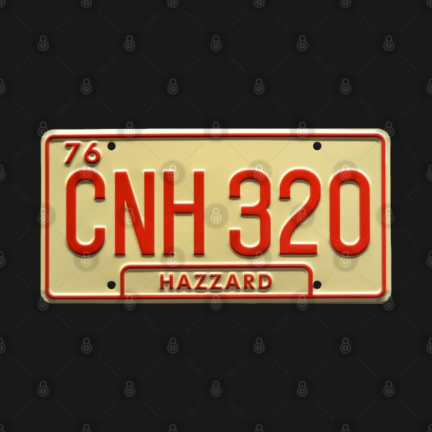 Dukes of Hazzard - General Lee License Plate by RetroZest