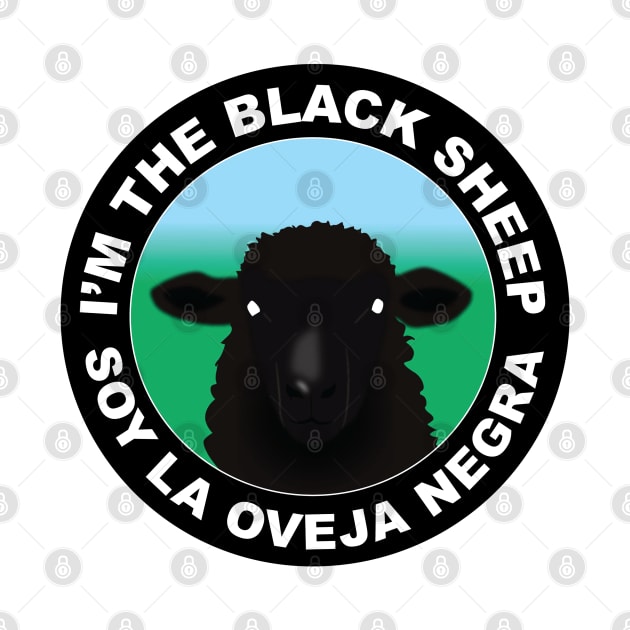 Black sheep T shirt by Elcaiman7