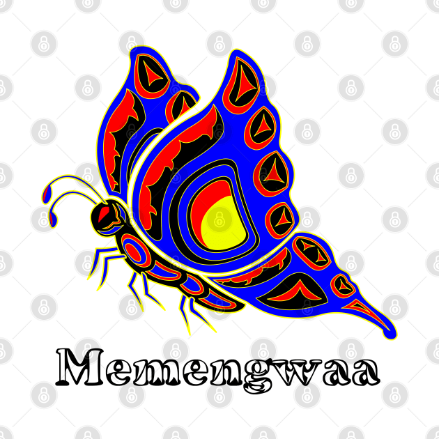 Memengwaa (Butterfly) Polyamorous Pride by KendraHowland.Art.Scroll