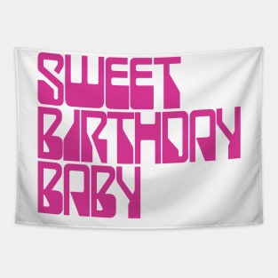 Sweet Birthday Baby Tapestry