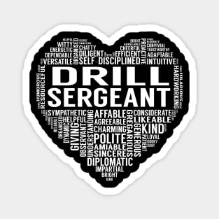 Drill Sergeant Heart Magnet