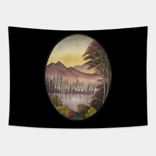 Autumn Oval Tapestry