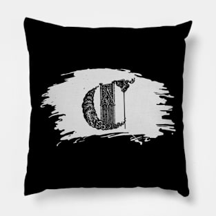 Gothic letter C – Alphabet typography Pillow