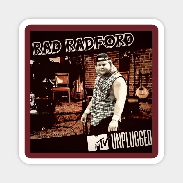 Rad Rasslin Magnet by MikeAt90Percent