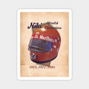 1975 Niki Lauda Magnet