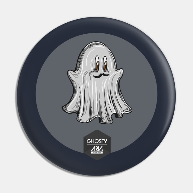 Ghosty Pin by ARVwerks