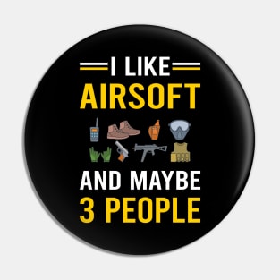 3 People Airsoft Pin