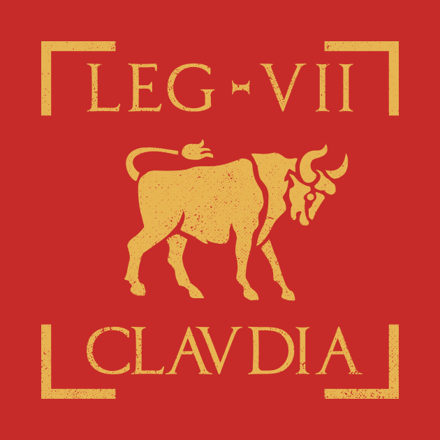 Legio VII Claudia Bull Emblem Roman Legion by zeno27