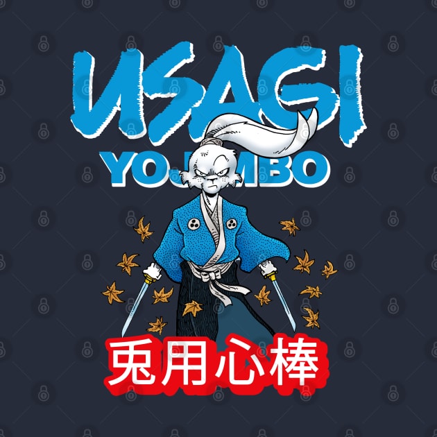 Usagi Yojimbo Blue by Alema Art