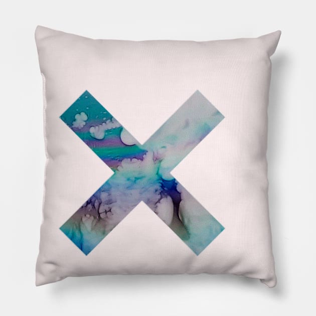 tumblr cross with clouds Pillow by Aecheoloun