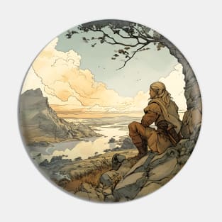 Saga of the Norse: Viking Exploration, Epic Tales, and Anime-Manga Heritage in Vinland Saga Art Pin