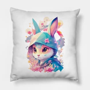 beautiful bunny Pillow