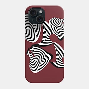 Abstract Zebra Pattern Phone Case