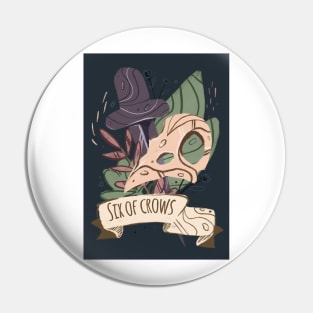 Six of Crows - Graphic Illustration Pin