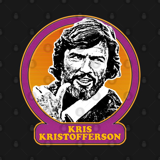 Kris Kristofferson \/\/ Original Retro Style Design by DankFutura