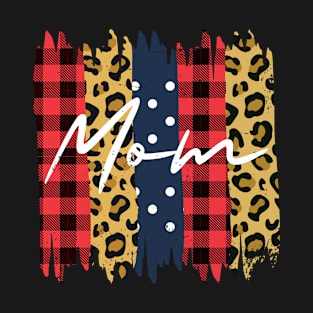 Mom Prints - Flannel - Animal Print - Polka Dot T-Shirt