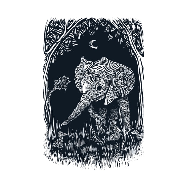 nightstroller elephant by uwanlibner