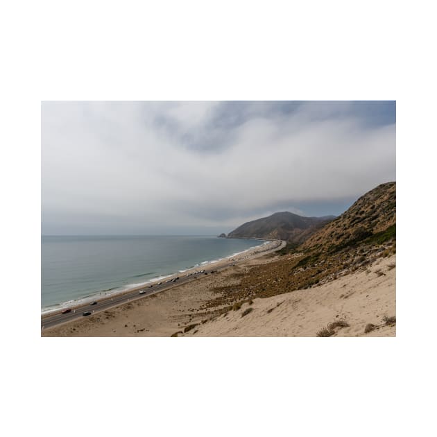 Scenic aerial Pacific coast vista near Point Mugu, California by AlexK