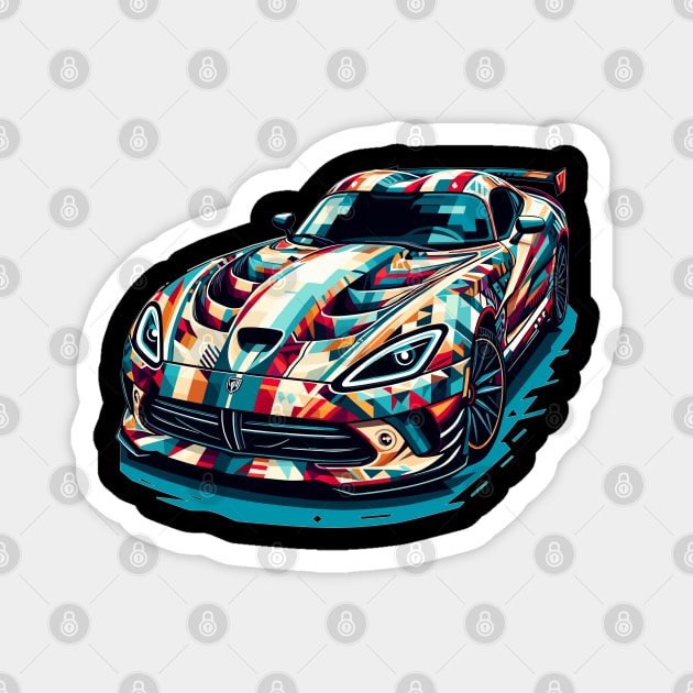 Dodge viper Magnet by Vehicles-Art