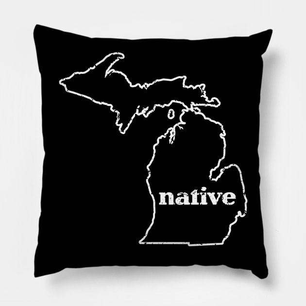 Michigan Native Pillow by futiledesigncompany