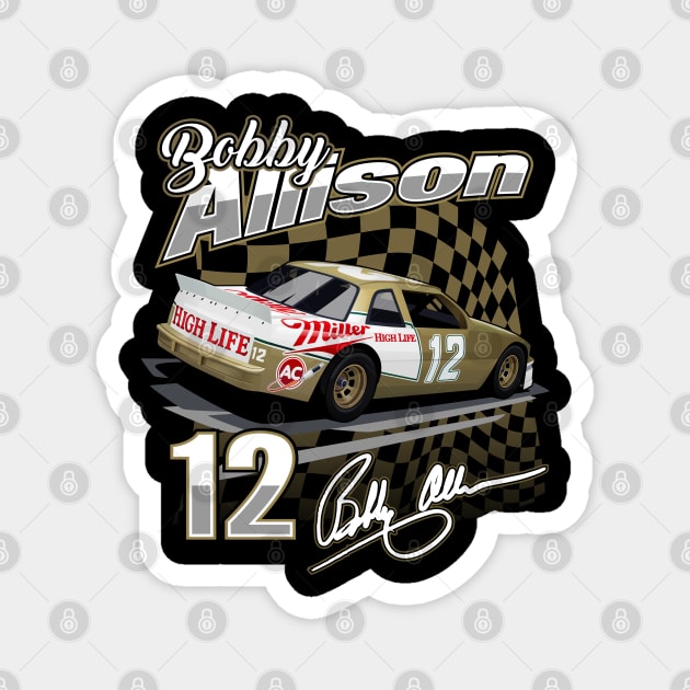 Bobby Allison Nascar Vintage Magnet by kucingtertawa