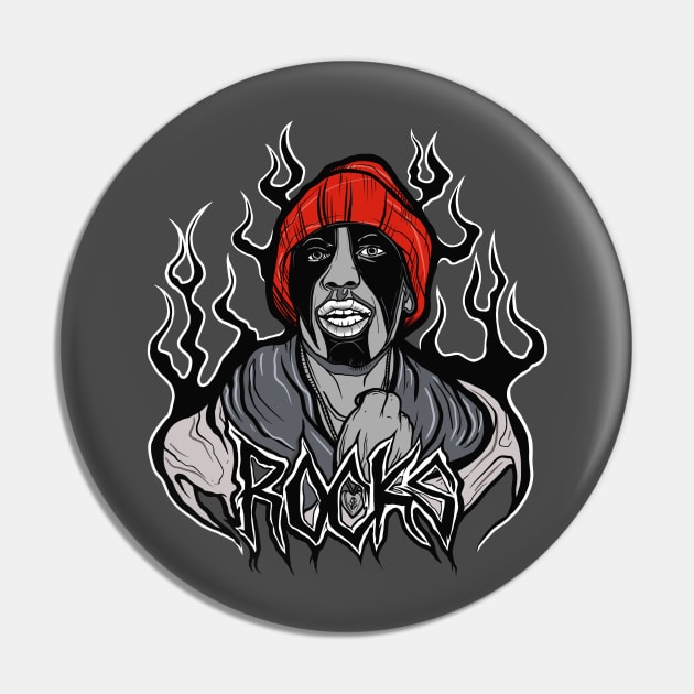 Black metal Biggums Pin by SBCUSTOMS 