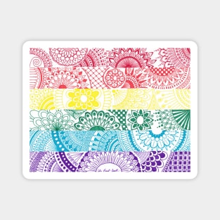 Mandala Pride Flag Magnet