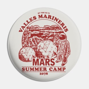 Valles Marineris Mars Summer Camp Pin