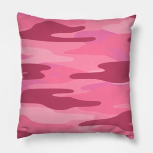 Pink Camo pattern Pillow