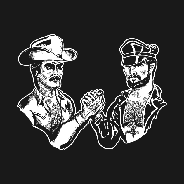 Partners Vintage Leather Gay Western LGBT NOLA by WearingPride