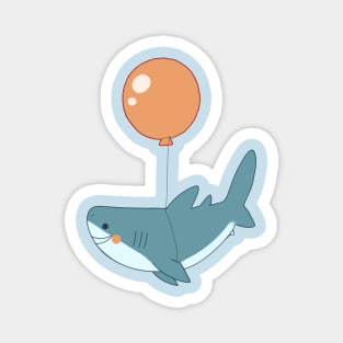 Shark and balloon Magnet