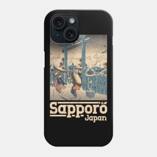 Sapporo, Japan City Vintage Phone Case