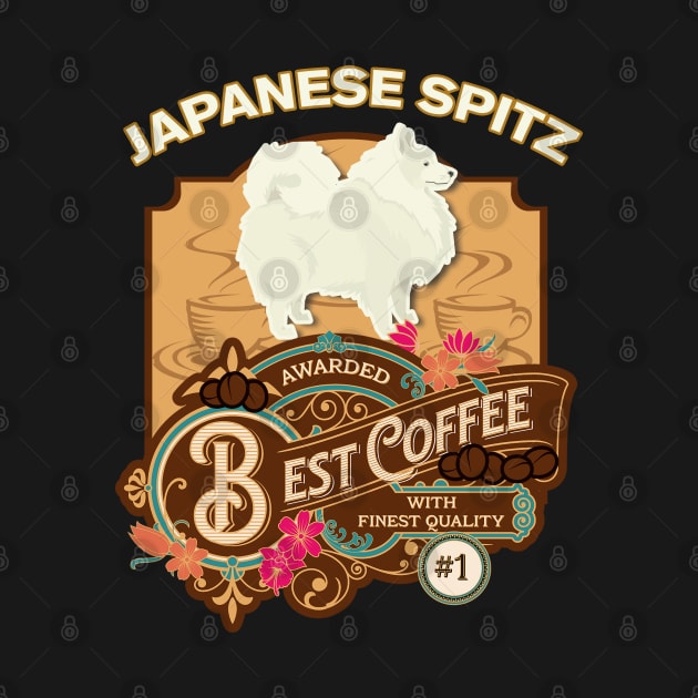 Japanese Spitz Best Coffee - Dog Owner Coffee Lover Gifts by StudioElla