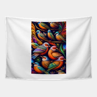 Birds of Many Colours Tapestry