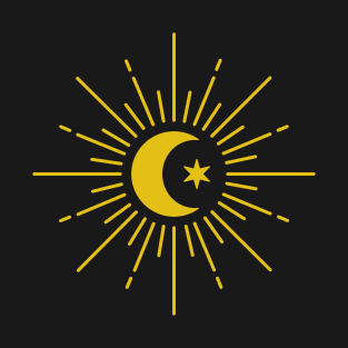 Minimalist Moon (gold) T-Shirt