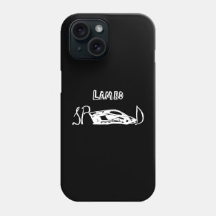 lambo speed Phone Case