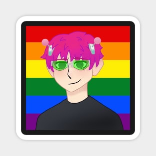 Saiki LGBTQ+ Pride Magnet