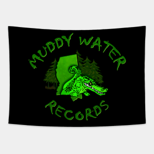 Muddy Water records green logo Tapestry