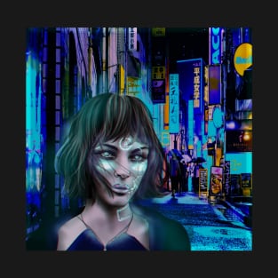 Cyberpunk girl T-Shirt