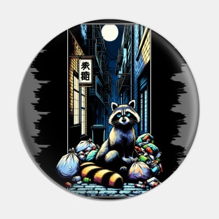 Midnight Scavenger: The Urban Raccoon's Tale Pin