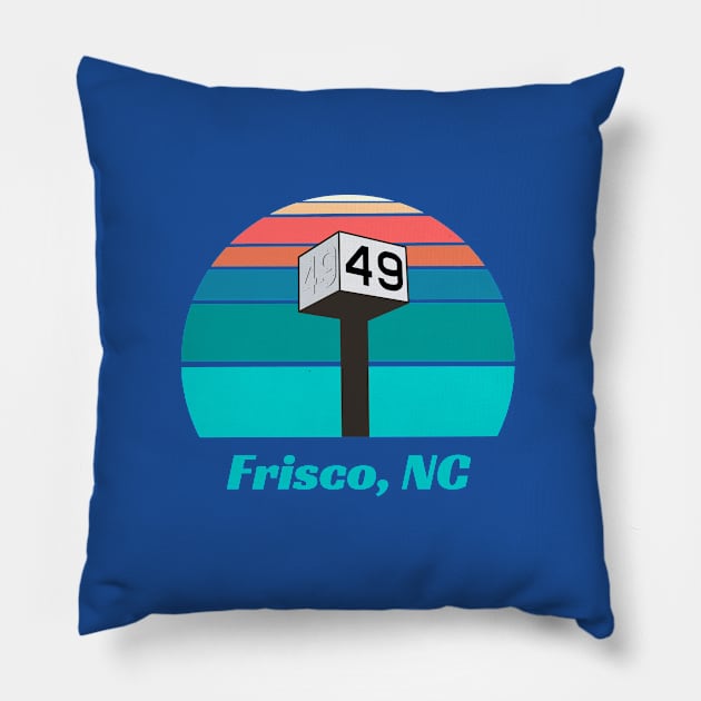 Ramp 49 Frisco NC Pillow by Trent Tides