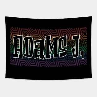 LGBTQ PATTERN AMERICA JOHN ADAMS Tapestry