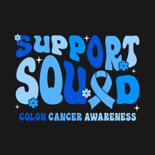 Support Squad Colon Cancer Awareness T-Shirt