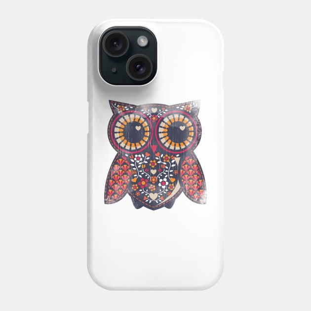 Floral Owl Phone Case by BrickorBrackdesigns