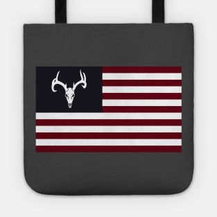 Deer Skull Flag Tote