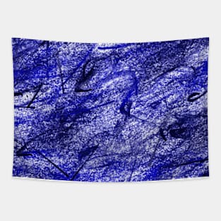 Blue Inspired 8 by Kristalin Davis Tapestry