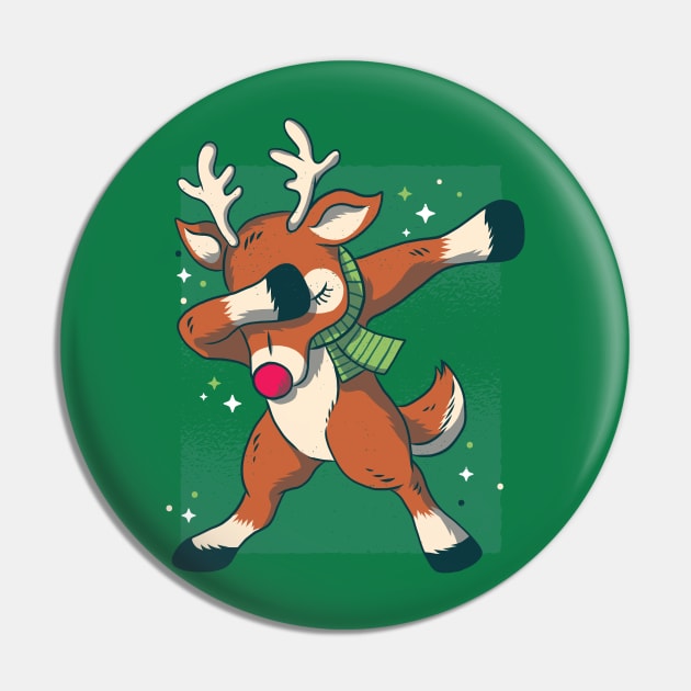 Reindeer Dabbin' Pin by rjzinger