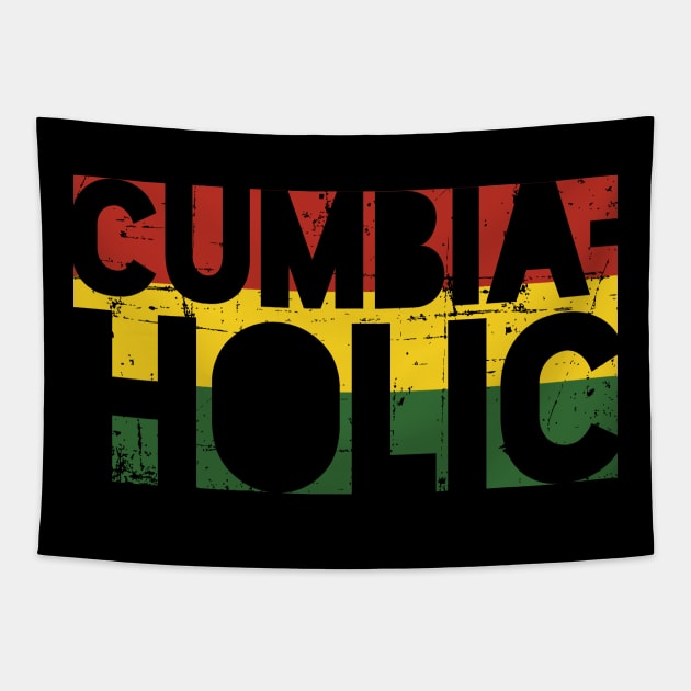 Cumbiaholic - adicto a la cumbia - reggae cumbia Tapestry by verde