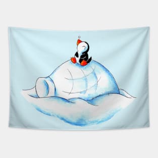 Home Sweet Igloo (South Pole) Tapestry