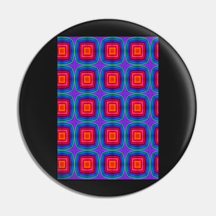 Multi colour Square Pattern Pin